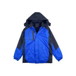 Design black color block royal blue windbreaker jacket custom hooded waterproof and coldproof windbreaker jacket waterproof zipper design fit technology windbreaker jacket supplier outdoor sports cold storage  Hydrostatic Head   3000 mmH2O J1007 Design black color block royal blue windbreaker jacket custom hooded waterproof and coldproof windbreaker jacket waterproof zipper design fit technology windbreaker jacket supplier outdoor sports cold storage  Hydrostatic Head   3000 mmH2O J1007